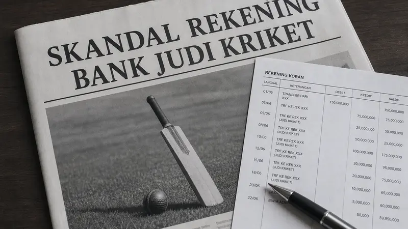 Enam Orang Ditahan dalam Investigasi Besar Rekening Bank Judi Kriket Wardha